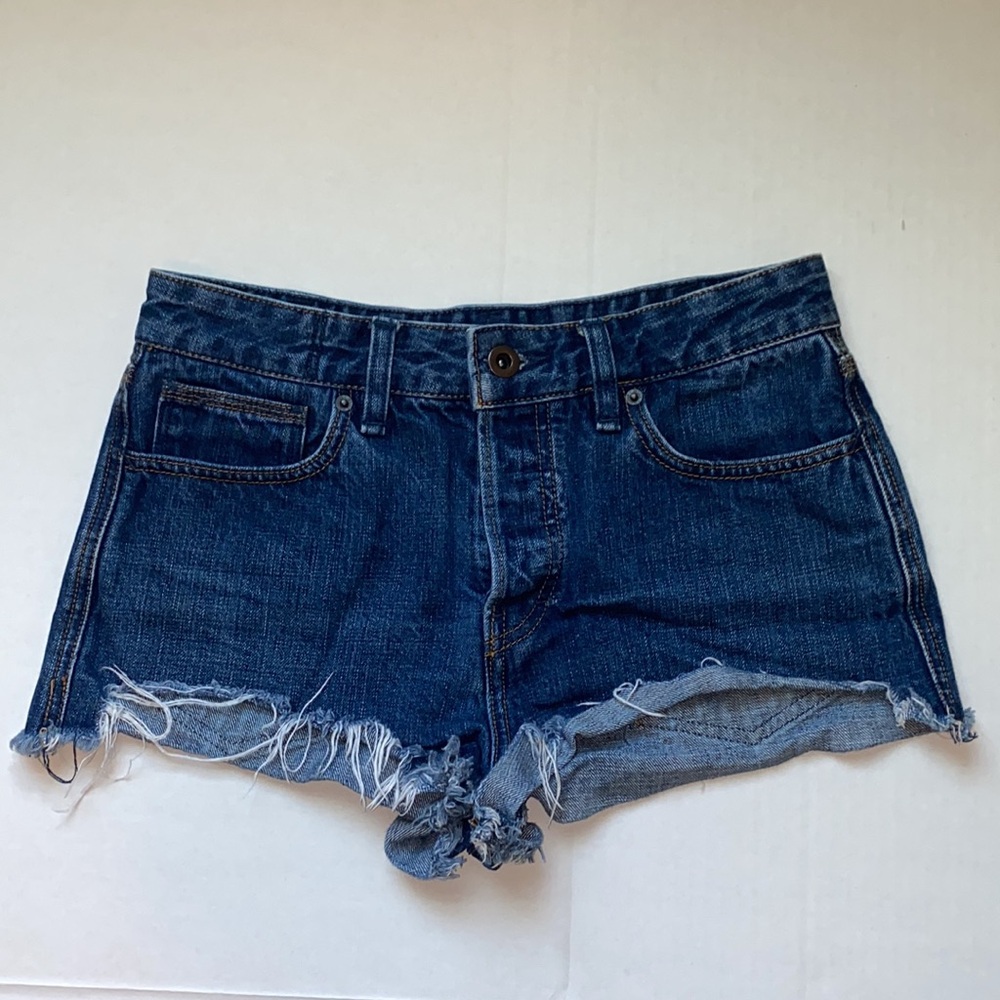 Free People Logan High Rise Cutoff‎ Denim Shorts - Picture 8 of 10